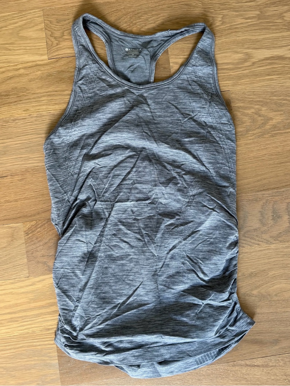 Athleta Heathered Gray Racerback Tank